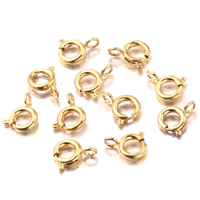 18K Altın Kaplama Çeşmesi El Yapımı DIY Aksesuarları 925 Sterling Gümüş Mücevherler
