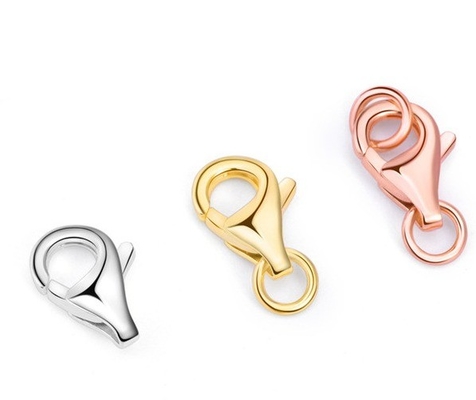 OEM ODM 18K Altın Istakoz Kapak El yapımı DIY 925 Sterling Gümüş Istakoz Kapak