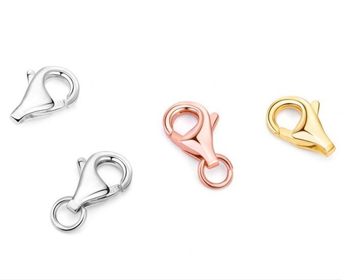 OEM ODM 18K Altın Istakoz Kapak El yapımı DIY 925 Sterling Gümüş Istakoz Kapak