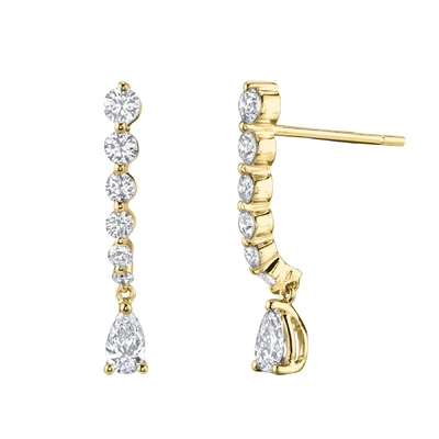 925 Sterling Gümüş Beyaz Pear Drop Kübik Zirkon Kulaklıkları Müşteri İhtiyaçları İçin