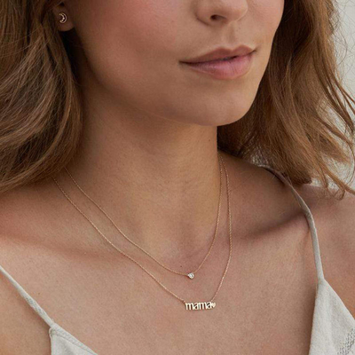 26mm 18K Altın Yumurta MAMA Kalp Yumurta Bayanlar Günü için