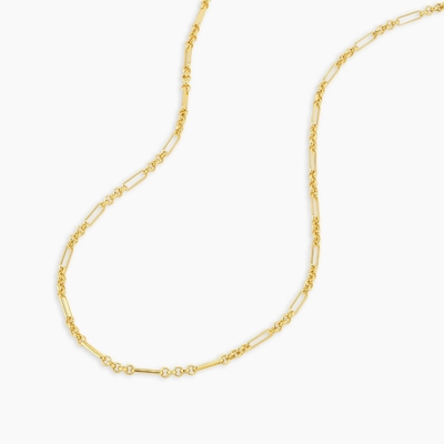 18in 925 Sterling Gümüş Zincir Kolye 2.2mm Genişlik 18K Altın Zincir Kolye