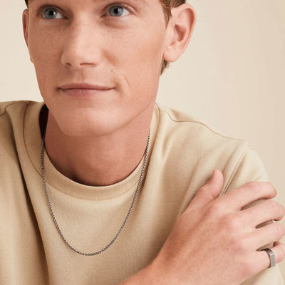 El Yapımı 18 Ayar Altın Kaplama Yuvarlak Kutu Kolye Zinciri, Hızlı Kargo ve Özelleştirilebilir Logo