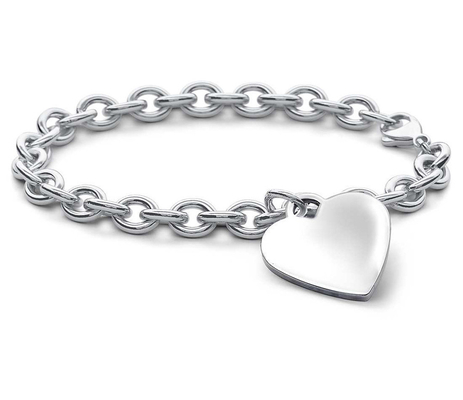 Erkekler için 925 Sterling Gümüş Kalp Büyüsü