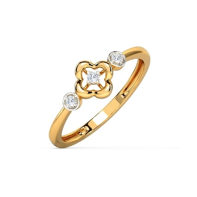 Unisex için yüzükler 925 Sterling Gümüş Triad Clover Yüzük Brezilya Yüzük Band Mücevher