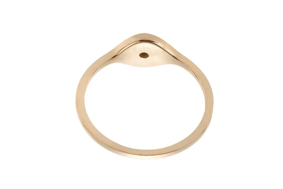 925 Sterling Gümüş Evil Eye Elmas Band Yüzük Gümüş Plating Klasik Stil