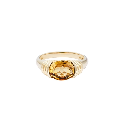 Heirloom Gold Cubic Zircon 925 Sterling Gümüş Kadınların Düğün Yüzükleri