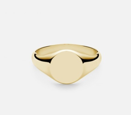 18K altın kaplama özel gravür mühür 925 Sterling Gümüş unisex ince mücevher yüzükleri
