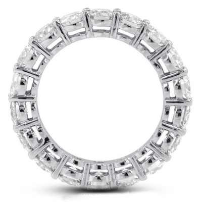 925 Sterling Gümüş 4mm CZ Sonsuzluk Band Yüzüğü İKOLOJİ DOSTLUKLULU Evet Plating Rose Gold
