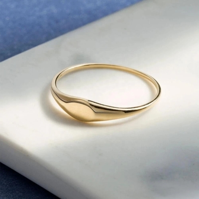 925 Sterling Gümüş 18K Altın Kaplama Yüzükler Kadınlar için Mücevher Erkek Unisex Aksesuarlar