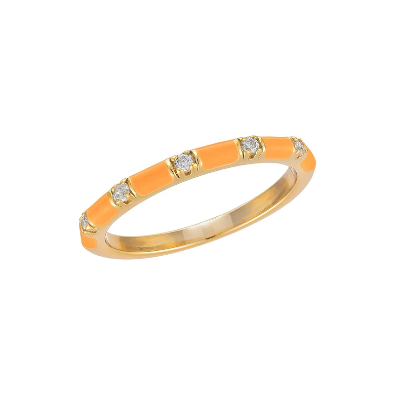 El yapımı küp yığılabilir yüzükler 18K Altın 925 Sterling Gümüş Beyaz Enamel Kübik Zirkonya Minimalist Mücevher Kadınlar için Hediye