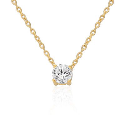ODM 8mm Sterling Gümüş Zincir Açık CZ 18k Altın Plating Zincir