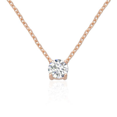 ODM 8mm Sterling Gümüş Zincir Açık CZ 18k Altın Plating Zincir