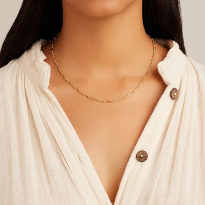 18in 925 Sterling Gümüş Zincir Kolye 2.2mm Genişlik 18K Altın Zincir Kolye