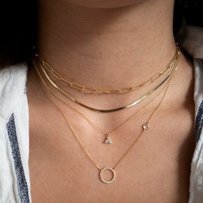 Altın kaplama S925 Gümüş Çember Kolye CZ Kadınlar için Kolye 925 Sterling Gümüş