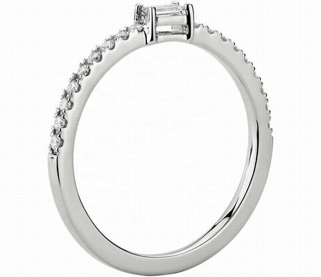 Güzel Mücevher 925 Sterling Gümüş Yüzük Yeşil veya Beyaz Taşlar ve 18K Altın Kaplama