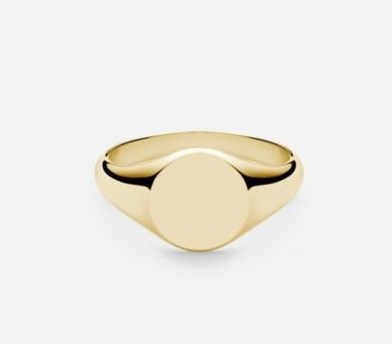 18K altın kaplama özel gravür mühür 925 Sterling Gümüş unisex ince mücevher yüzükleri