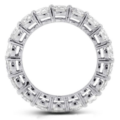 925 Sterling Gümüş 4mm CZ Sonsuzluk Band Yüzüğü İKOLOJİ DOSTLUKLULU Evet Plating Rose Gold
