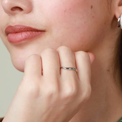 Üçüncü Taraf Değerlendirme Sertifikası 925 Sterling Gümüş Kadınlar Sıradan Mücevher Çetesi Yüzük