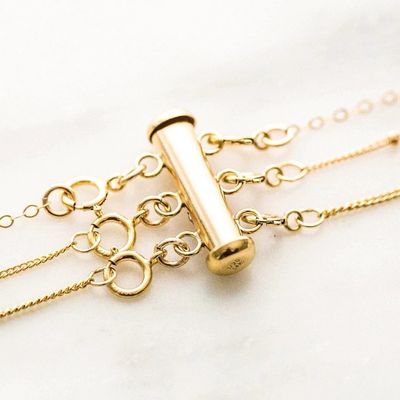 925 Sterling Gümüş Mücevher En Yeni 18K Altın Katmanlı Kolye Tılsımları