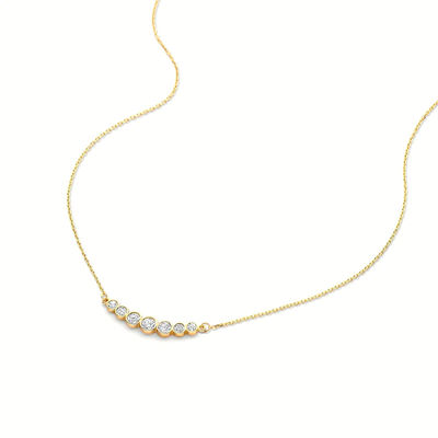 Minimalist 925 Sterling Gümüş Tenis Kolye Kadınlar için Katman Yüklenebilir Kolye