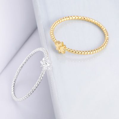 925 Ayar Gümüş Ay Güneş Yüzük 18 Ayar Altın Kaplama Unisex Takı