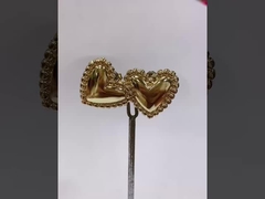 Düz gümüş küpeler