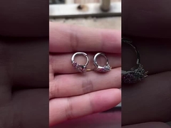 Rhodium kaplamalı tek boynuzlu renkli emaye sargılar Gençler için küpeler Moda mücevherleri