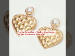 İşletmeniz için mükemmel ve uygun fiyatlı bir çift Sterling Gümüş küpe bulun